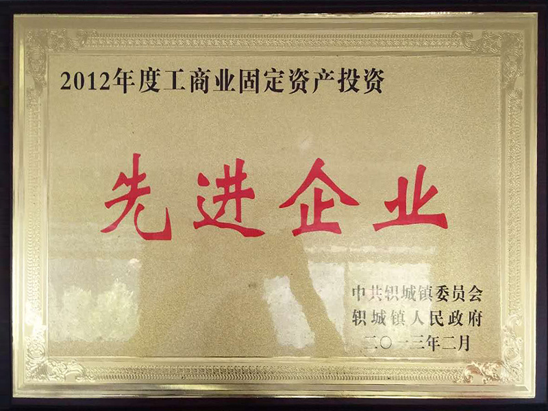 2012年度工(gōng)商(shāng)業固定資産(chǎn)投資先進企業